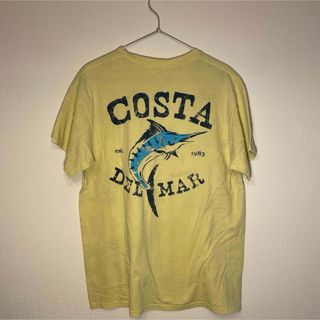 COSTA DEL MAR  半袖Tシャツ イエローTシャツ　アニマルTシャツ(Tシャツ/カットソー(半袖/袖なし))