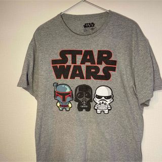 レゴスターウォーズ(レゴ スター・ウォーズ)の古着　スターウォーズ　グレー　半袖Tシャツ　ディズニーTシャツ　キャラTシャツ(Tシャツ/カットソー(半袖/袖なし))