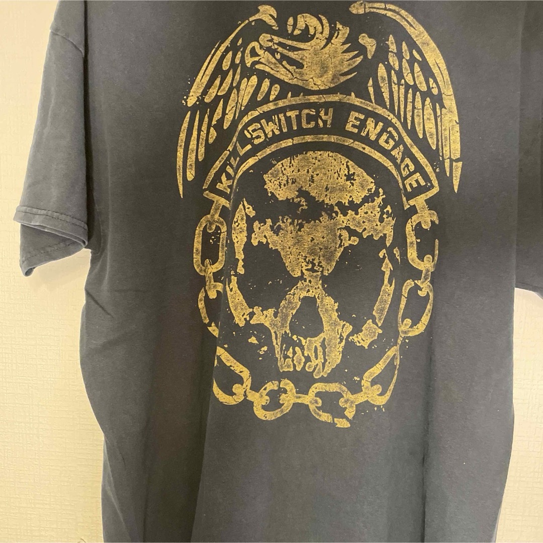 Killswitch Engage   半袖Tシャツ ブラック スカル スケルト メンズのトップス(Tシャツ/カットソー(半袖/袖なし))の商品写真