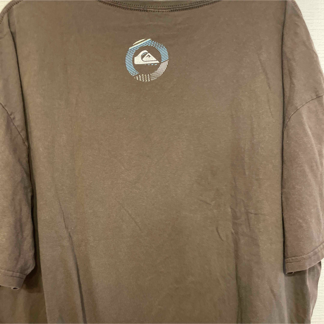 QUIKSILVER(クイックシルバー)の90’s “QUIKSILVER”  USA  ブラウン半袖Tシャツ　ビンテージ メンズのトップス(Tシャツ/カットソー(半袖/袖なし))の商品写真