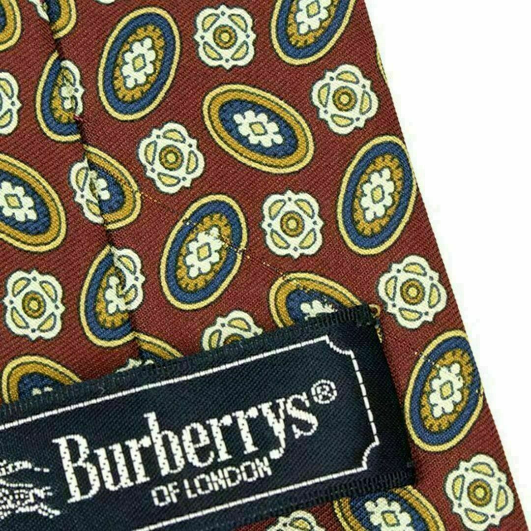 BURBERRY(バーバリー)の【全額返金保証・送料無料】バーバリーのネクタイ・正規品・極美品・小紋・クラシカル メンズのファッション小物(ネクタイ)の商品写真