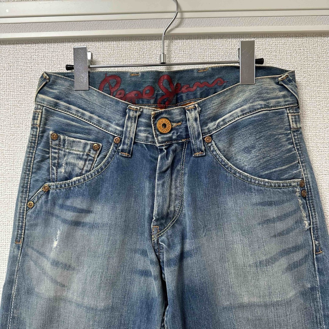 Pepe Jeans(ペペジーンズ)のPepe Jeans ペペジーンズ ストレートデニム 26 美品 レディースのパンツ(デニム/ジーンズ)の商品写真