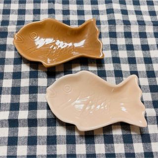 たい焼き 小皿 2枚セット(食器)