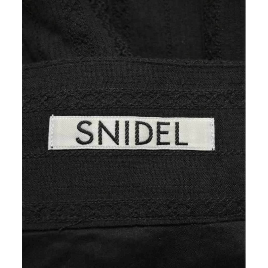 SNIDEL(スナイデル)のSNIDEL スナイデル ロング・マキシ丈スカート 1(M位) 黒 【古着】【中古】 レディースのスカート(ロングスカート)の商品写真