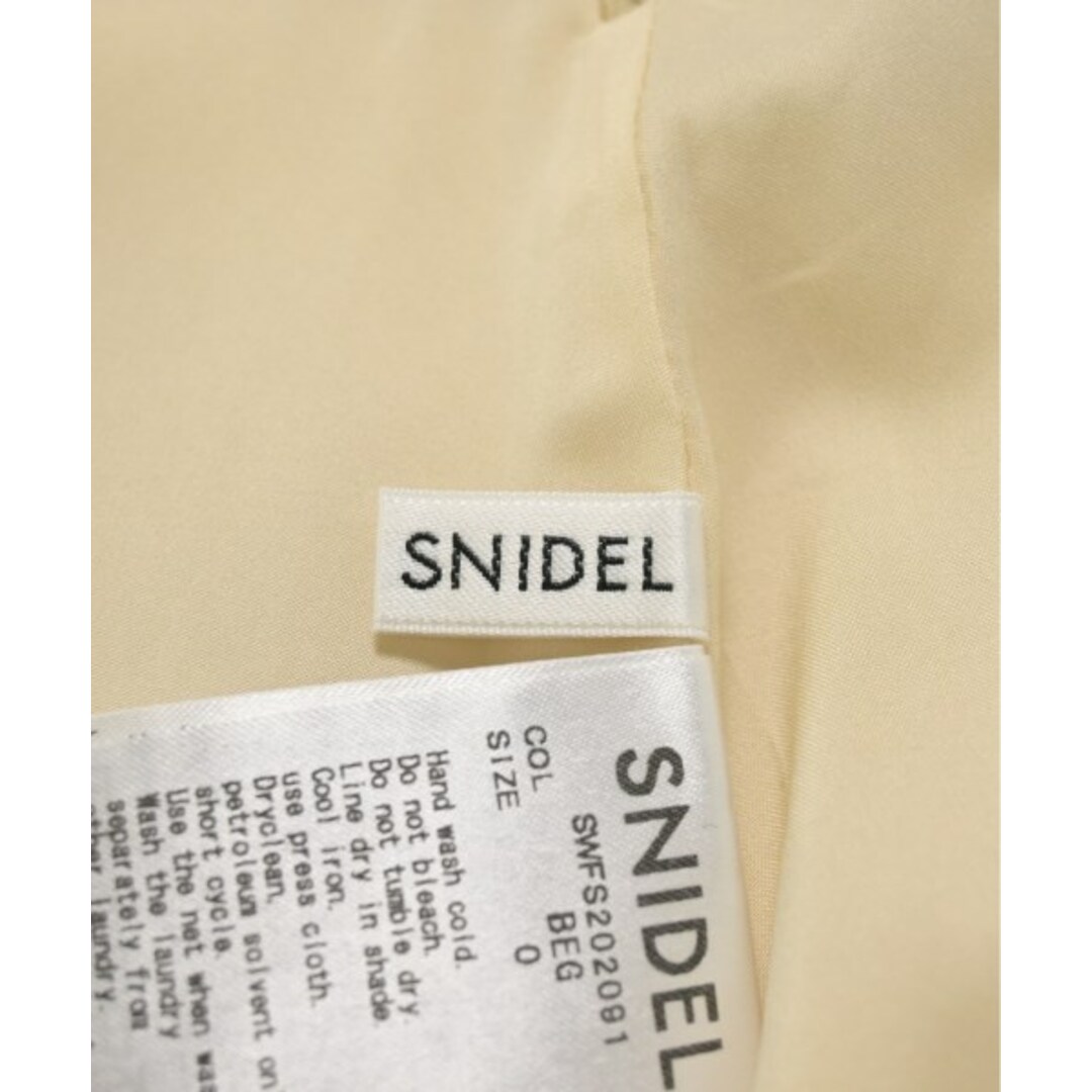 SNIDEL(スナイデル)のSNIDEL スナイデル ロング・マキシ丈スカート 0(S位) 黄 【古着】【中古】 レディースのスカート(ロングスカート)の商品写真