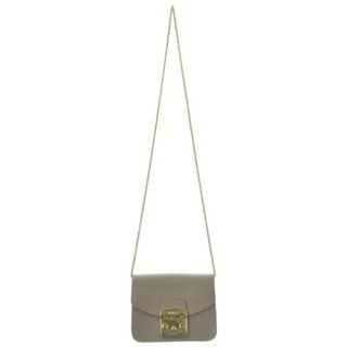 フルラ(Furla)のFURLA フルラ ショルダーバッグ - グレーベージュ 【古着】【中古】(ショルダーバッグ)