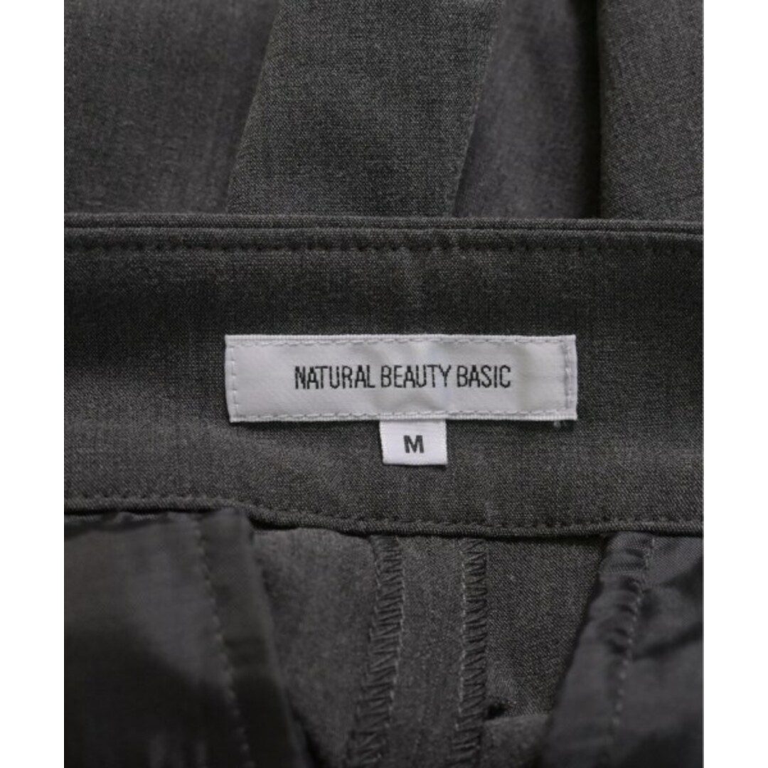 NATURAL BEAUTY BASIC(ナチュラルビューティーベーシック)のNATURAL BEAUTY BASIC スラックス M グレー 【古着】【中古】 レディースのパンツ(その他)の商品写真