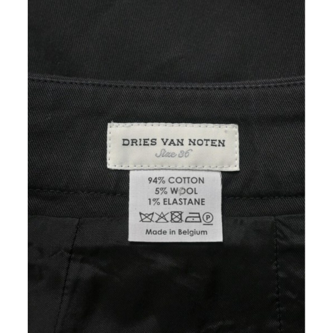 DRIES VAN NOTEN(ドリスヴァンノッテン)のDRIES VAN NOTEN ひざ丈スカート 36(XS位) 黒系 【古着】【中古】 レディースのスカート(ひざ丈スカート)の商品写真