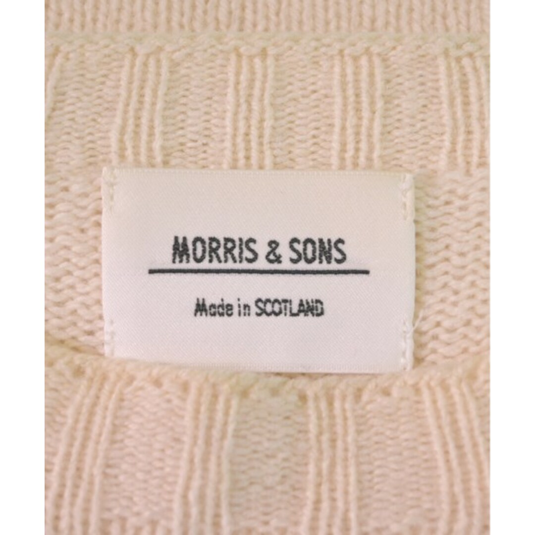 MORRIS & SONS(モリスアンドサンズ)のMorris&Sons ニット・セーター 40(M位) アイボリー 【古着】【中古】 メンズのトップス(ニット/セーター)の商品写真