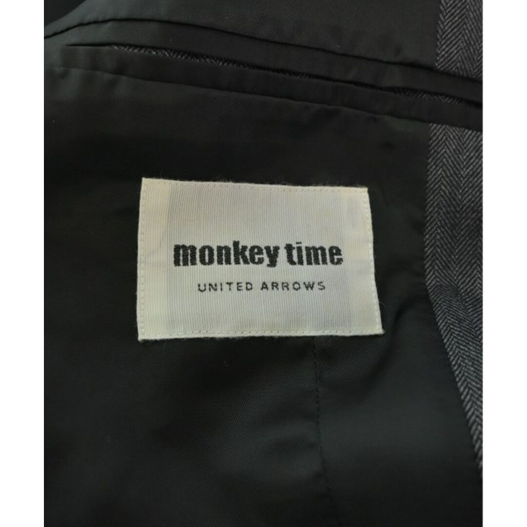 MONKEY TIME カジュアルジャケット M グレー(ヘリンボーン) 【古着】【中古】 メンズのジャケット/アウター(テーラードジャケット)の商品写真