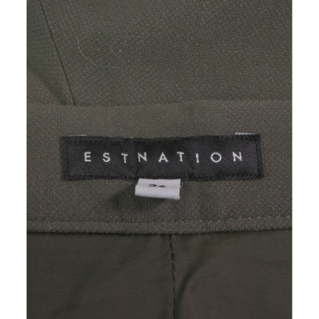 ESTNATION(エストネーション)のESTNATION エストネーション パンツ（その他） 36(S位) カーキ 【古着】【中古】 レディースのパンツ(その他)の商品写真