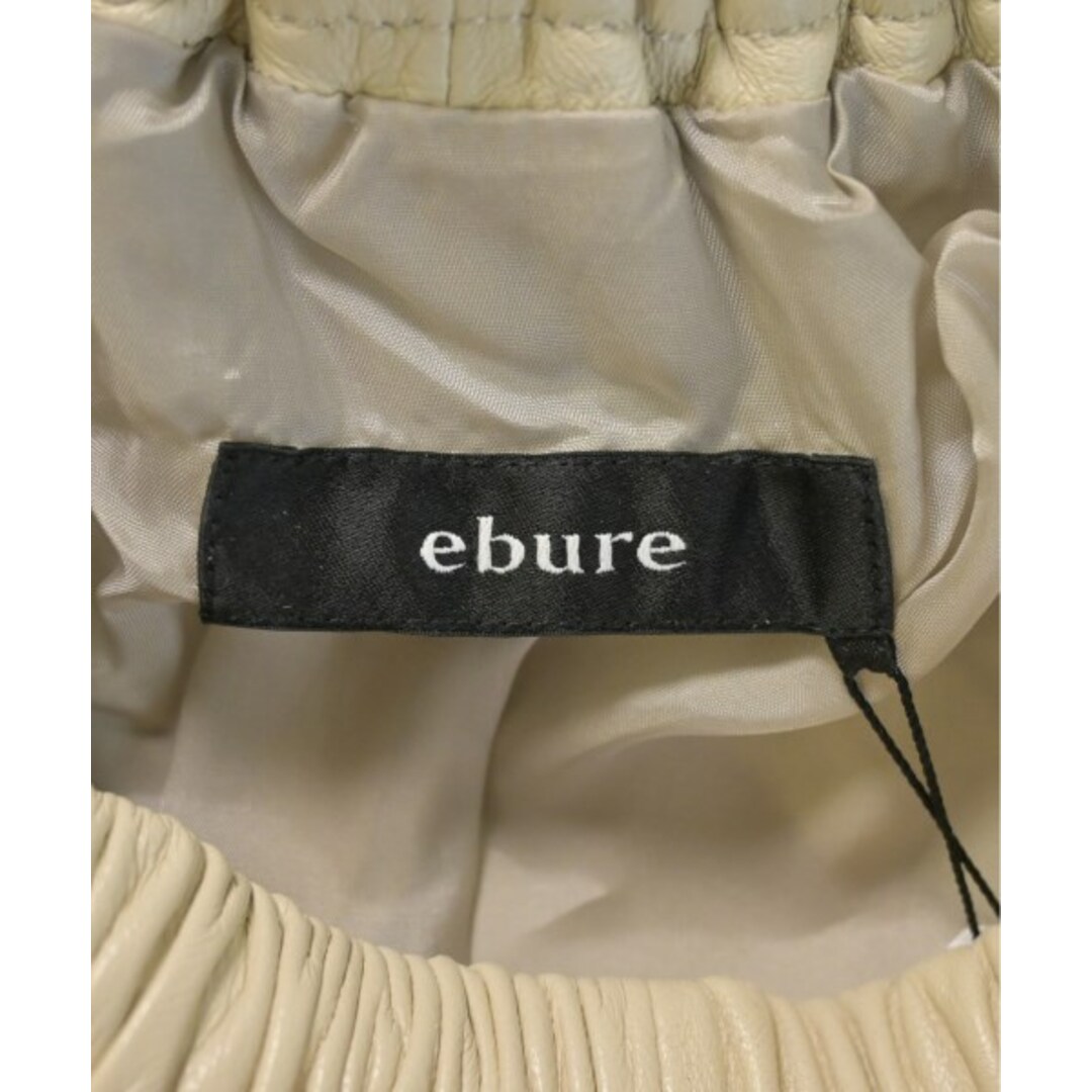 ebure(エブール)のebure エブール ロング・マキシ丈スカート 36(S位) ベージュ系x茶系 【古着】【中古】 レディースのスカート(ロングスカート)の商品写真