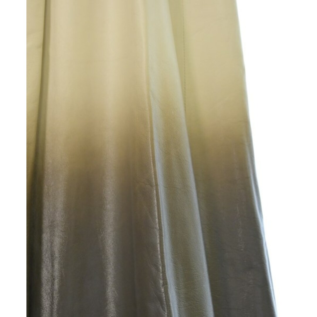 ebure(エブール)のebure エブール ロング・マキシ丈スカート 38(M位) ベージュ系x茶系 【古着】【中古】 レディースのスカート(ロングスカート)の商品写真