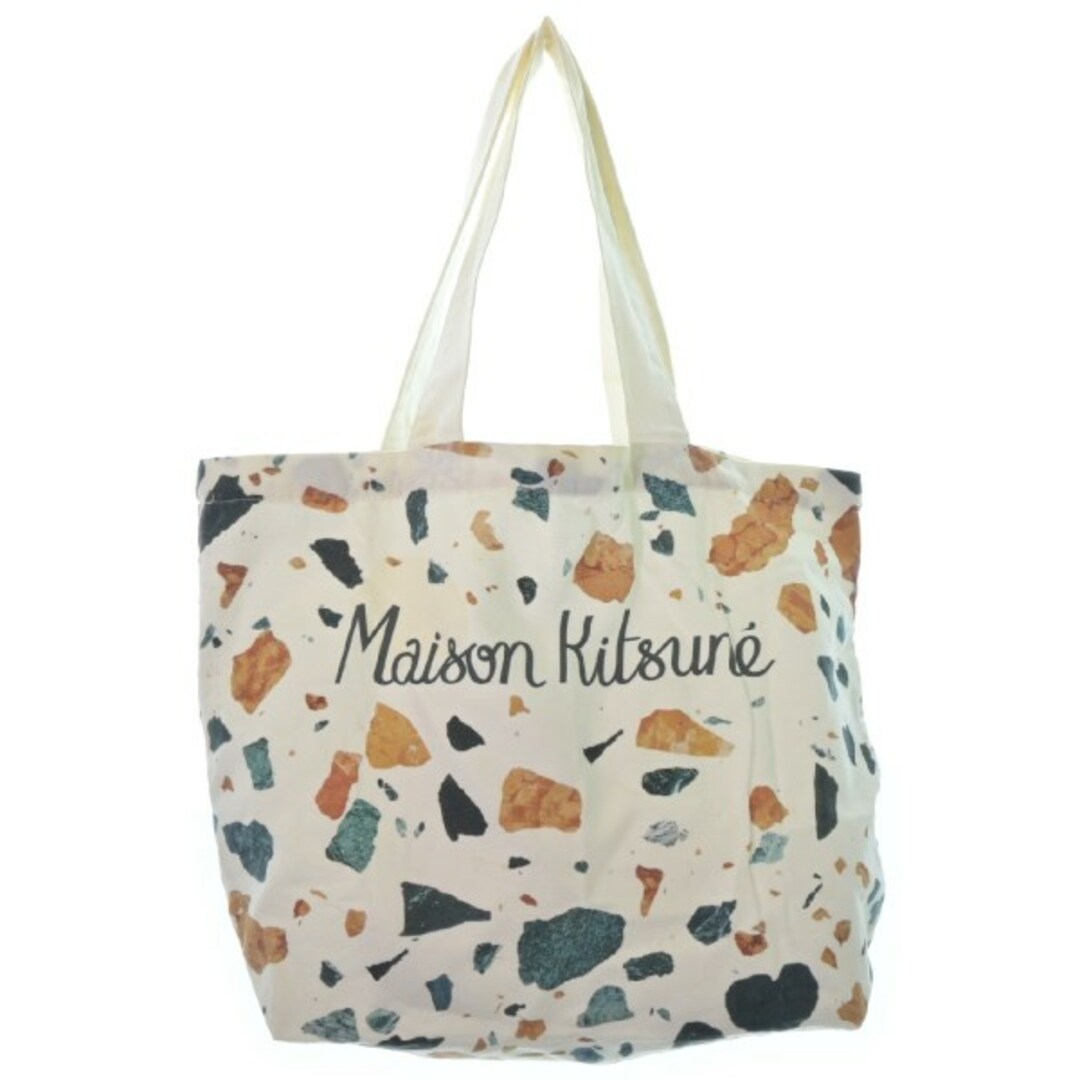 MAISON KITSUNE ショルダーバッグ - 白x紺x茶等(総柄) 【古着】【中古】 メンズのバッグ(ショルダーバッグ)の商品写真