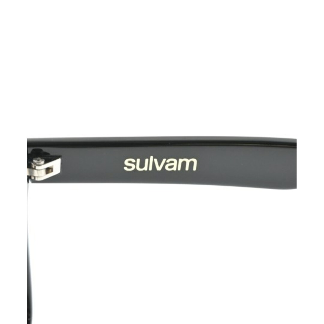 sulvam(サルバム)のsulvam サルバム メガネ - 黒 【古着】【中古】 メンズのファッション小物(サングラス/メガネ)の商品写真