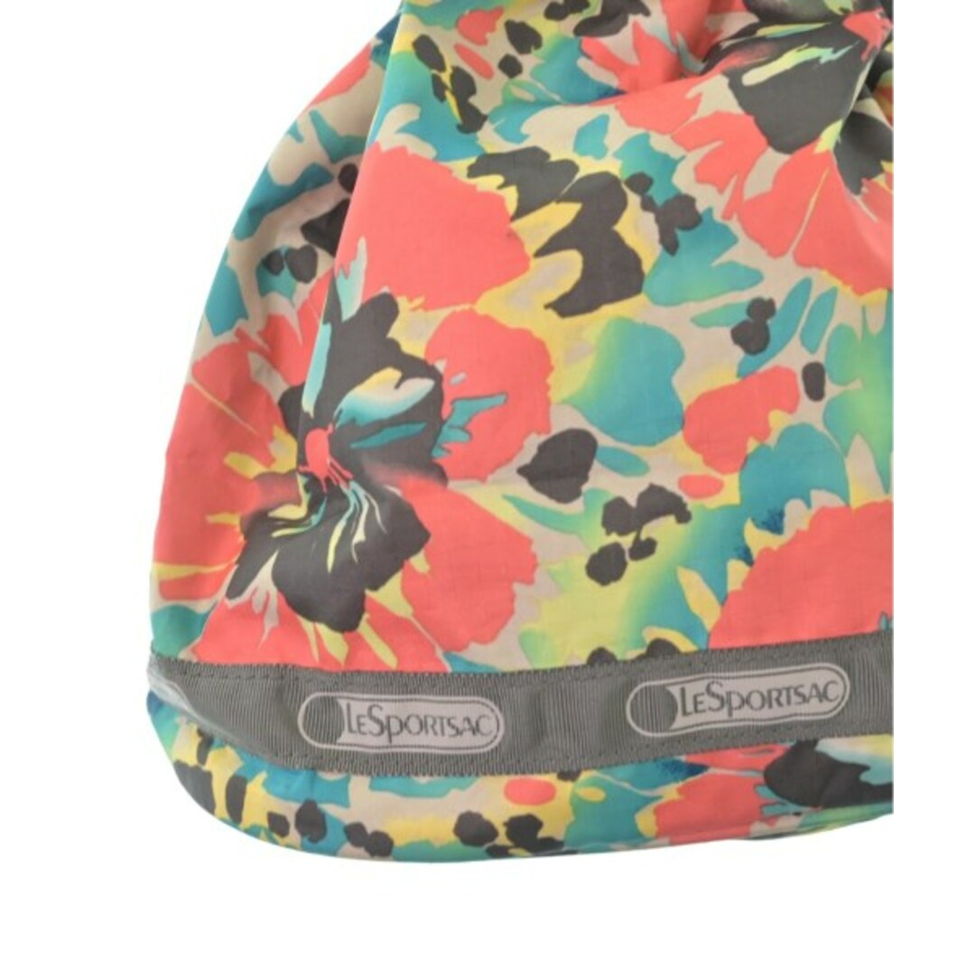 LeSportsac(レスポートサック)のLesport SAC ショルダーバッグ - ベージュxピンク系x緑等(総柄) 【古着】【中古】 レディースのバッグ(ショルダーバッグ)の商品写真