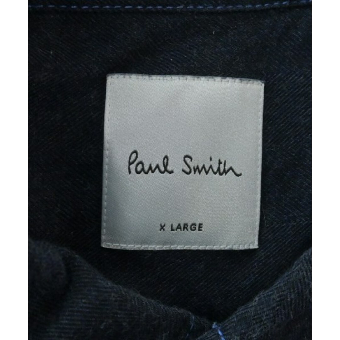 Paul Smith(ポールスミス)のPaul Smith ポールスミス カジュアルシャツ XL 紺 【古着】【中古】 メンズのトップス(シャツ)の商品写真
