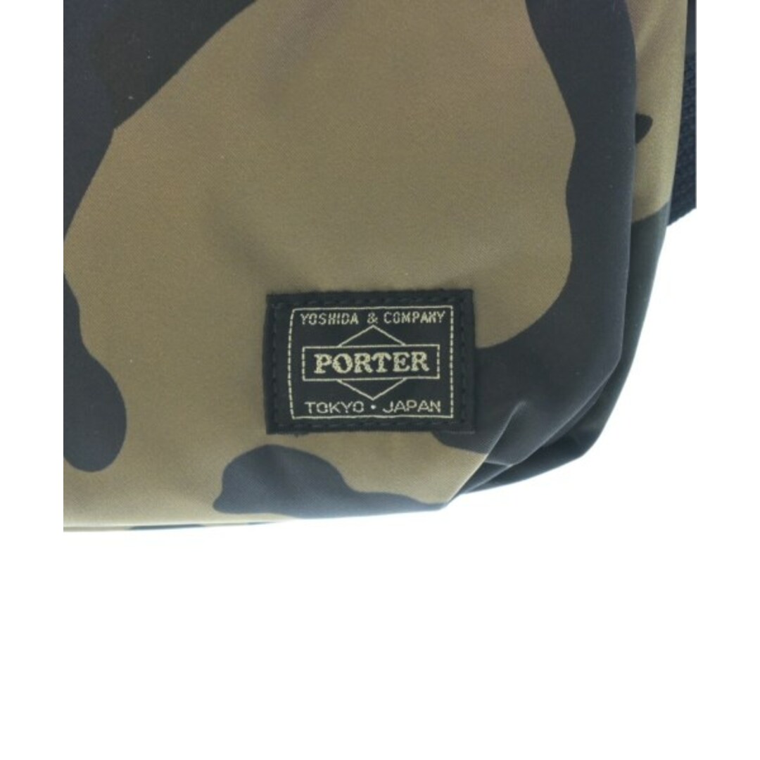 PORTER(ポーター)のPORTER ポーター バッグ（その他） - 黒xカーキ(迷彩) 【古着】【中古】 メンズのバッグ(その他)の商品写真