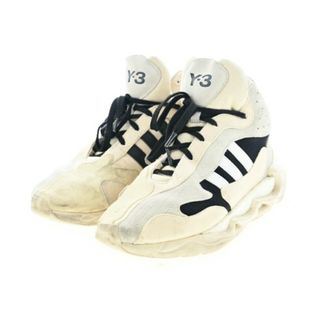 ワイスリー(Y-3)のY-3 ワイスリー スニーカー 26cm アイボリーx黒 【古着】【中古】(スニーカー)