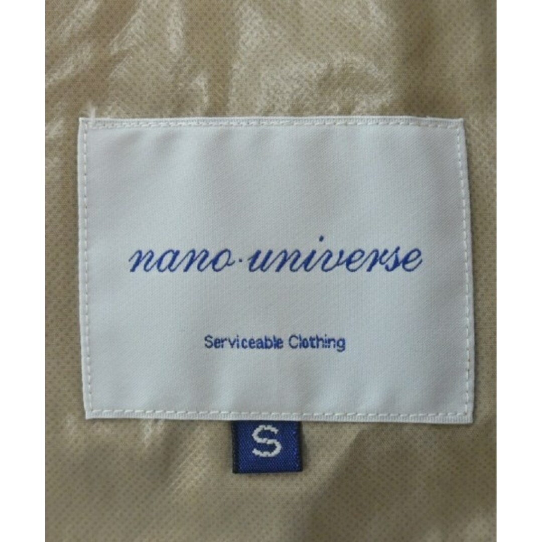 nano UNIVERSE ナノユニバース カジュアルジャケット S ベージュ 【古着】【中古】 メンズのジャケット/アウター(テーラードジャケット)の商品写真