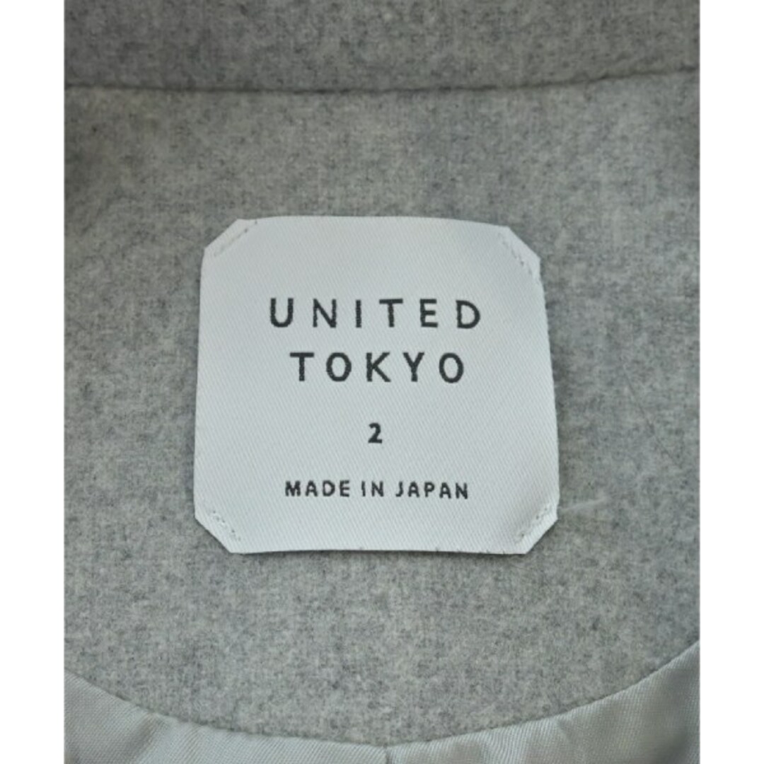 UNITED TOKYO(ユナイテッドトウキョウ)のUNITED TOKYO ステンカラーコート 2(M位) ライトグレー 【古着】【中古】 メンズのジャケット/アウター(ステンカラーコート)の商品写真