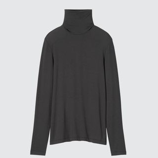 ユニクロ(UNIQLO)の新品 UNIQLO ヒートテックウルトラライトタートルネックT / 長袖 (送料(Tシャツ(長袖/七分))