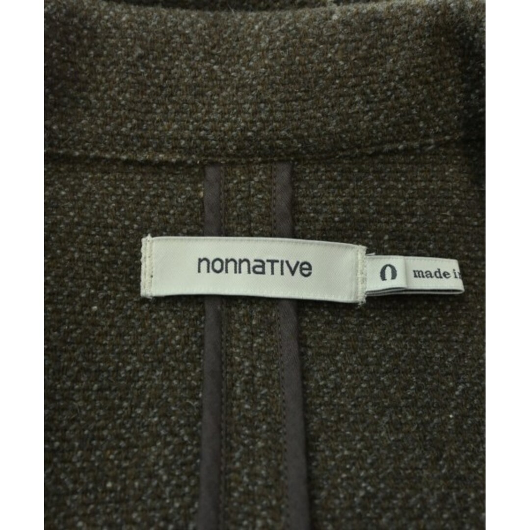 nonnative(ノンネイティブ)のnonnative ノンネイティヴ ジャケット 0(XS位) 茶 【古着】【中古】 メンズのジャケット/アウター(その他)の商品写真