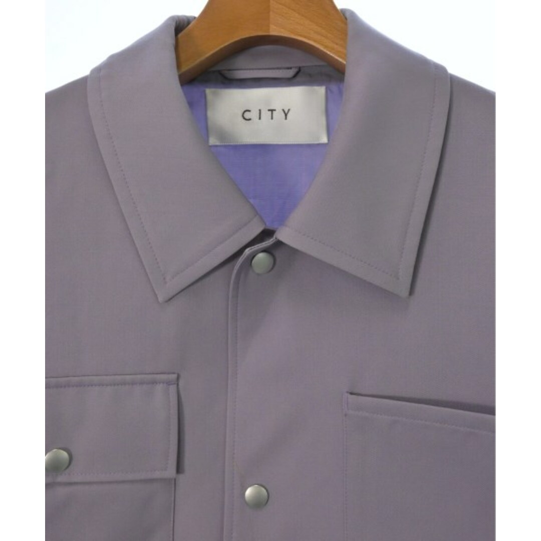CITY(シティ)のCITY シティ ブルゾン（その他） 2(M位) 紫 【古着】【中古】 メンズのジャケット/アウター(その他)の商品写真