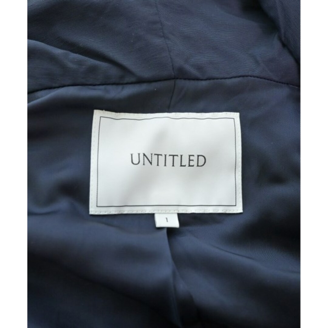 UNTITLED(アンタイトル)のUNTITLED アンタイトル コート（その他） 1(S位) 紺 【古着】【中古】 レディースのジャケット/アウター(その他)の商品写真