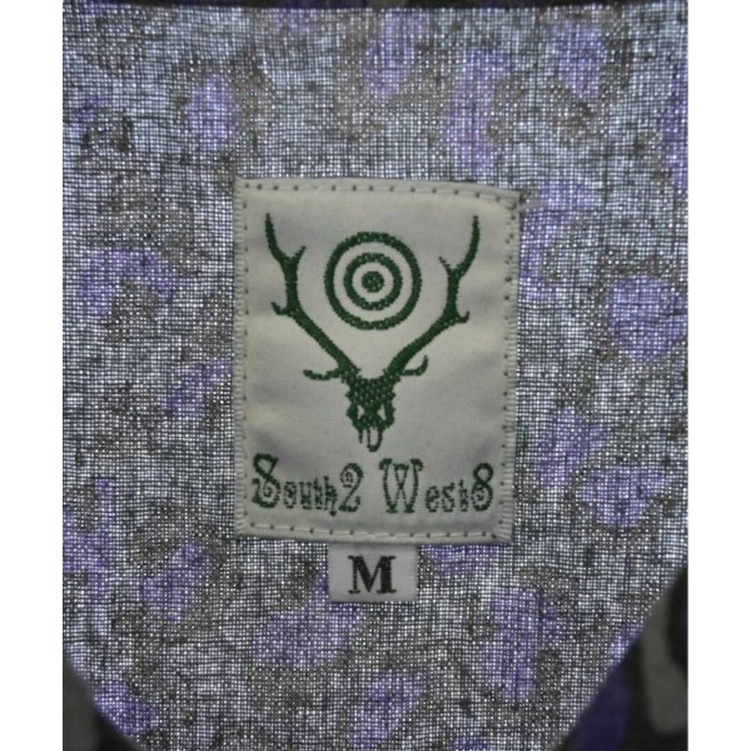 South2west8 カバーオール M グレーx紫x黒(総柄) 【古着】【中古】 メンズのジャケット/アウター(カバーオール)の商品写真