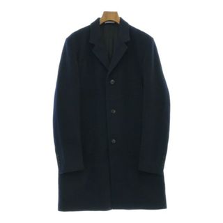 ディオールオム(DIOR HOMME)のDior Homme ディオールオム チェスターコート 46(M位) 紺 【古着】【中古】(チェスターコート)