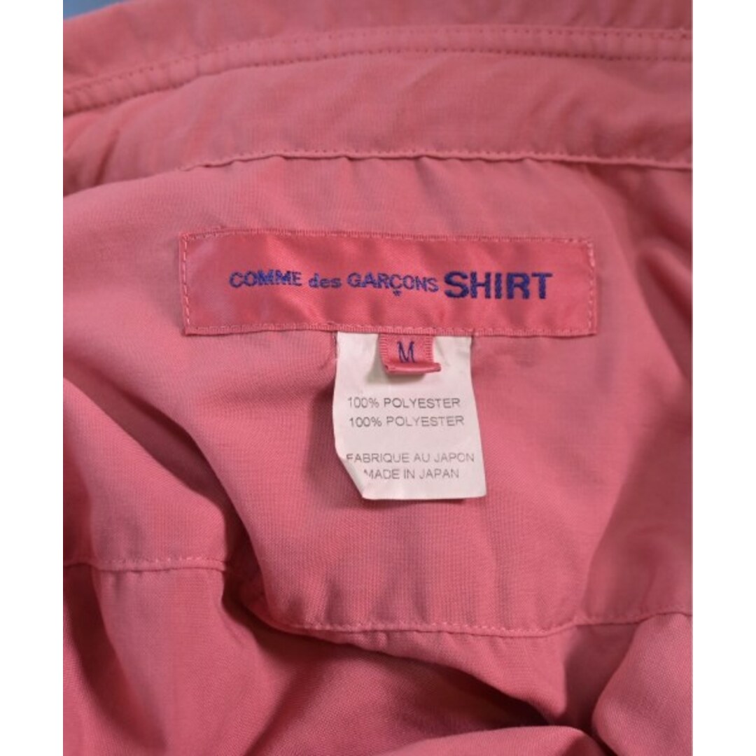 COMME des GARCONS SHIRT(コムデギャルソンシャツ)のCOMME des GARCONS SHIRT カジュアルシャツ M ピンク 【古着】【中古】 メンズのトップス(シャツ)の商品写真