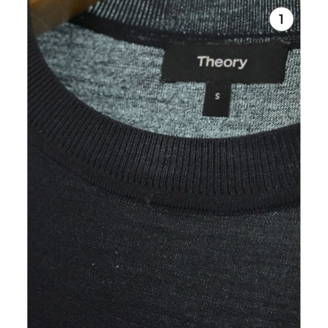 theory(セオリー)のTheory セオリー ニット・セーター S 紺 【古着】【中古】 メンズのトップス(ニット/セーター)の商品写真