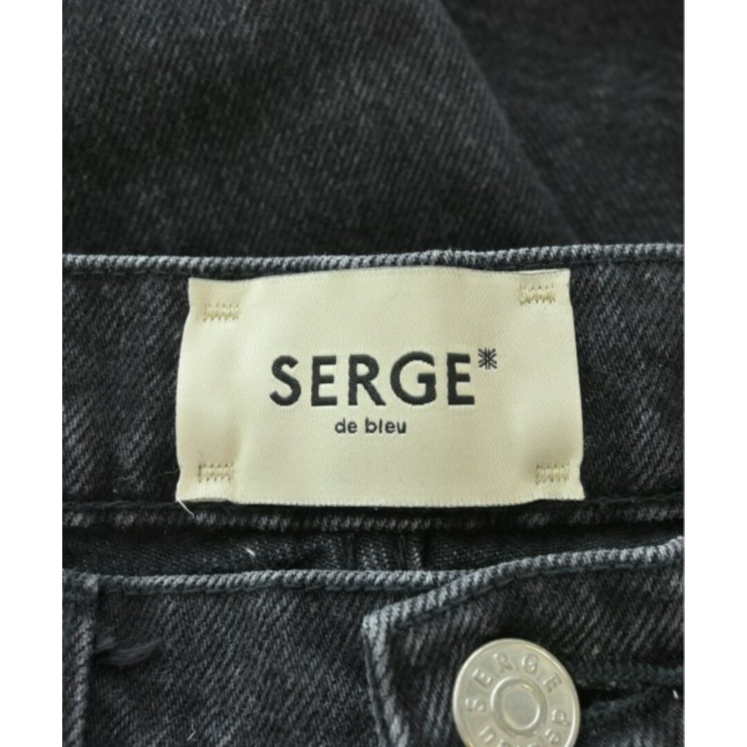 SERGE de bleu(サージ)のSERGE de bleu サージ デニムパンツ 26(M位) 黒(デニム) 【古着】【中古】 レディースのパンツ(デニム/ジーンズ)の商品写真