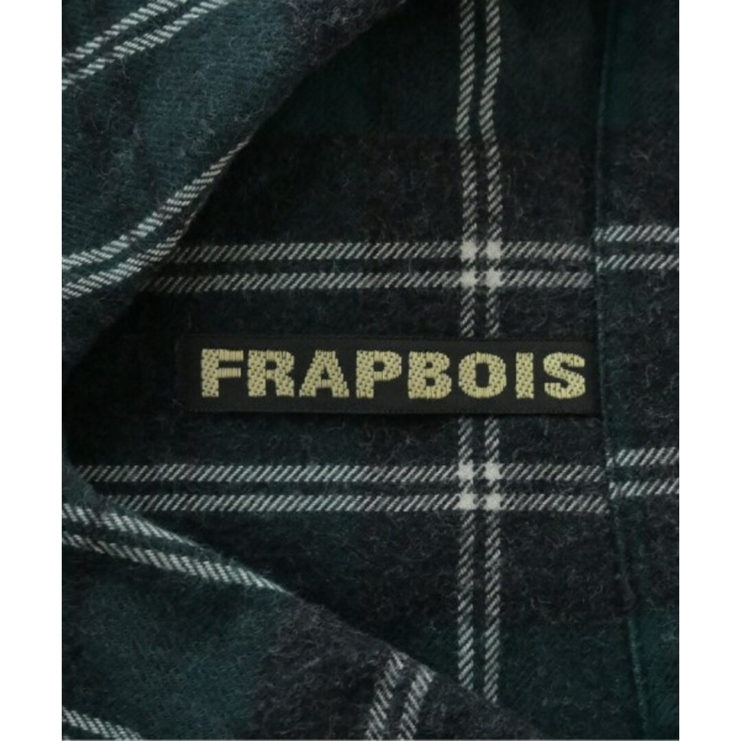 FRAPBOIS(フラボア)のFRAPBOIS フラボア カジュアルシャツ 2(M位) 緑系(チェック) 【古着】【中古】 メンズのトップス(シャツ)の商品写真