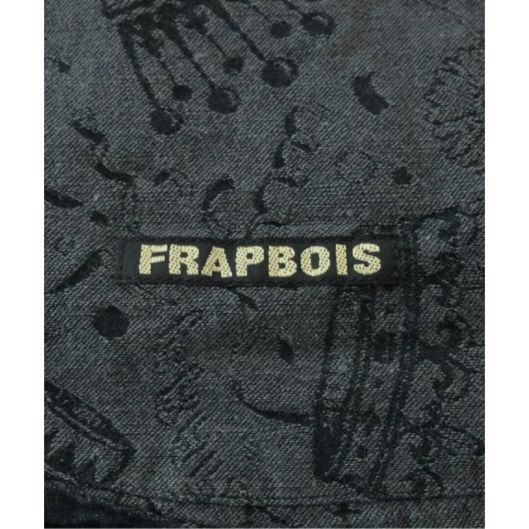 FRAPBOIS(フラボア)のFRAPBOIS フラボア カジュアルシャツ 2(M位) 黒 【古着】【中古】 メンズのトップス(シャツ)の商品写真