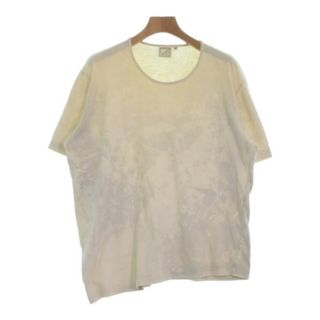 ANNTIAN アンティアン Tシャツ・カットソー M ベージュ(タイダイ) 【古着】【中古】(カットソー(半袖/袖なし))