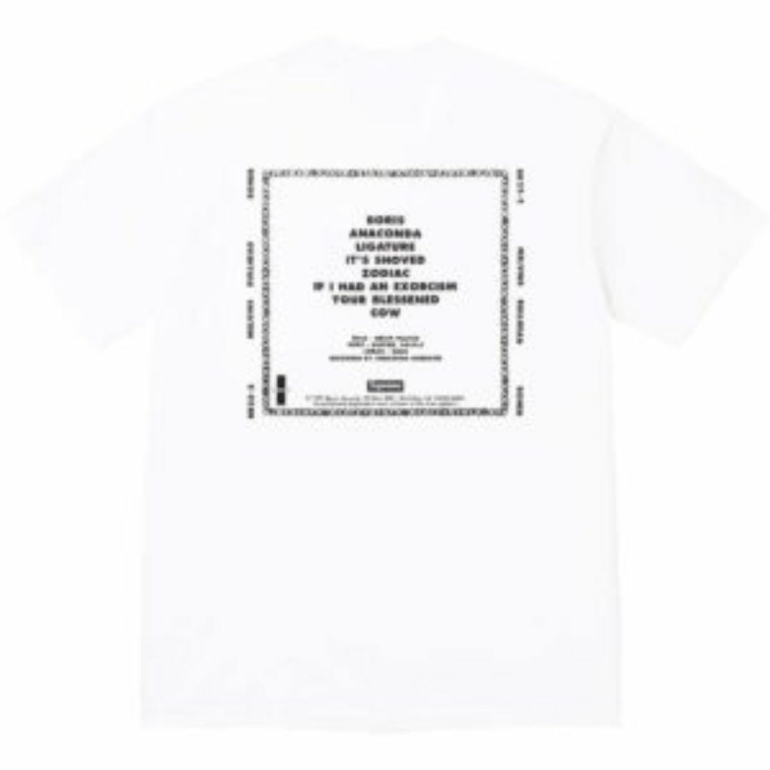 Supreme(シュプリーム)の最安値 即日発送 Supreme Bullhead Tee White XXL メンズのトップス(Tシャツ/カットソー(半袖/袖なし))の商品写真