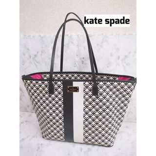 kate spade new york - kate spade ケイトスペード　大容量　総柄　PVC　トートバッグ