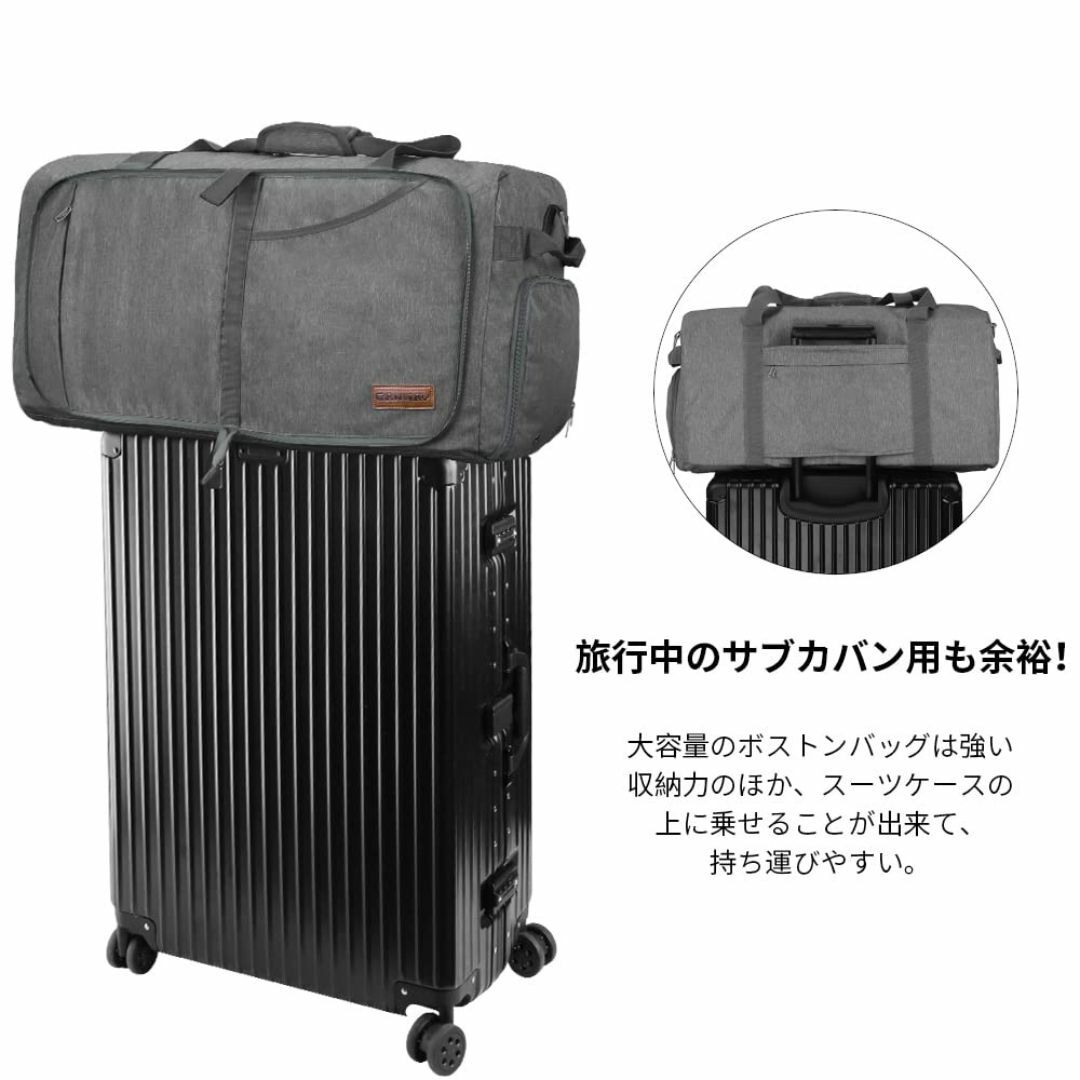 【色: グレー 85L.】CANWAYボストンバッグ 折りたたみスポーツバッグ  その他のその他(その他)の商品写真