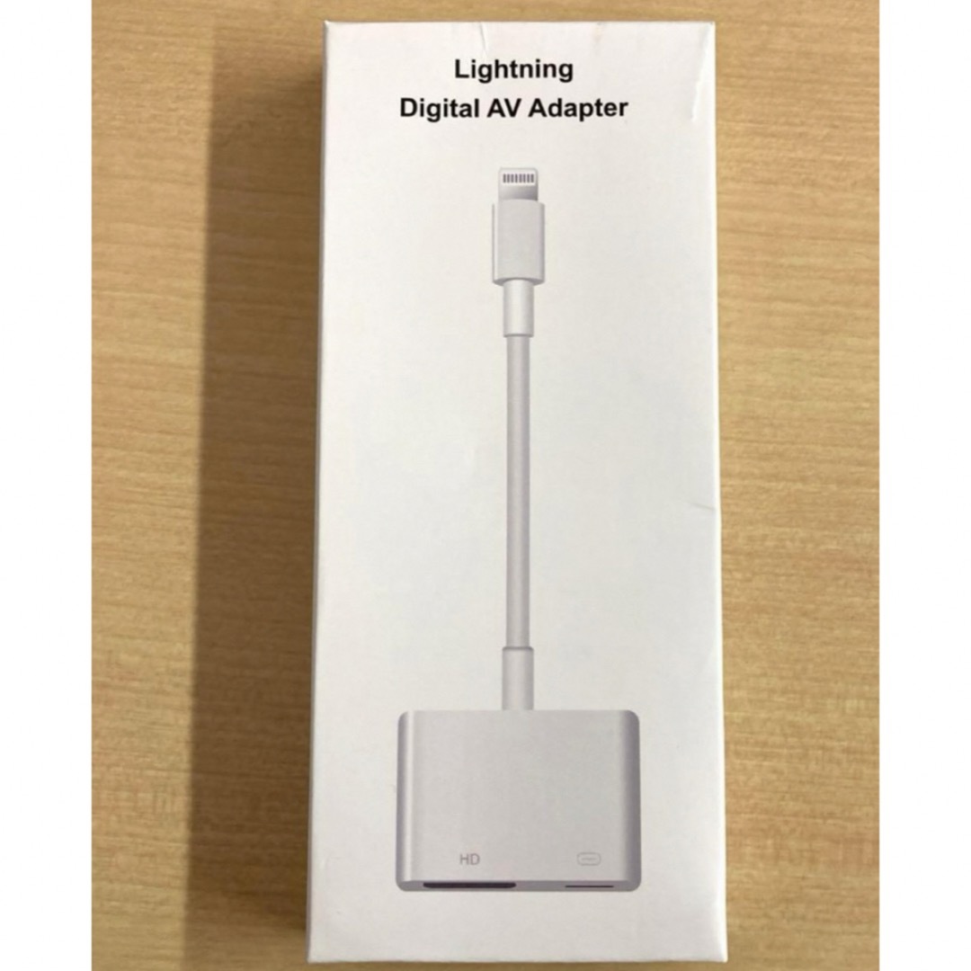 Lightning HDMI iPhone iPad HDMI 変換アダプター スマホ/家電/カメラのPC/タブレット(PC周辺機器)の商品写真
