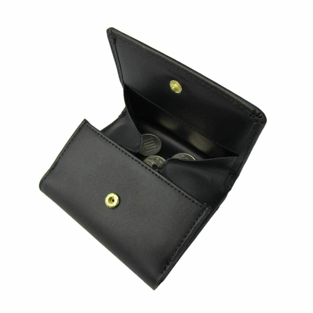 【色: ブラック】[優美社産業株式会社] ふくろう福財布 [金運財布 小さい財布 レディースのバッグ(その他)の商品写真