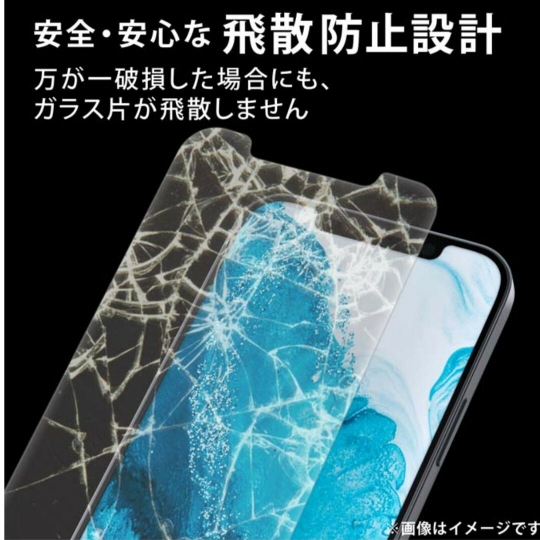 iPhone(アイフォーン)のiPhone 14 13 13 Pro 13Pro ブルーライト　ガラスフィルム スマホ/家電/カメラのスマホアクセサリー(保護フィルム)の商品写真