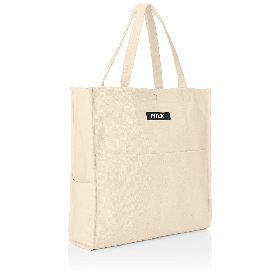 【色: ホワイト】[ミルクフェド] バッグ PIPING SQUARE TOTE レディースのバッグ(その他)の商品写真