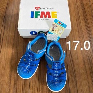 イフミー(IFME)の新品タグ付き　キッズ　サンダルスニーカー　IFME 17.0センチ　水陸両用　 (サンダル)