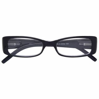 エニックス 老眼鏡 +1.0 度数 HELLIGE ブラック HE-1108-2(その他)