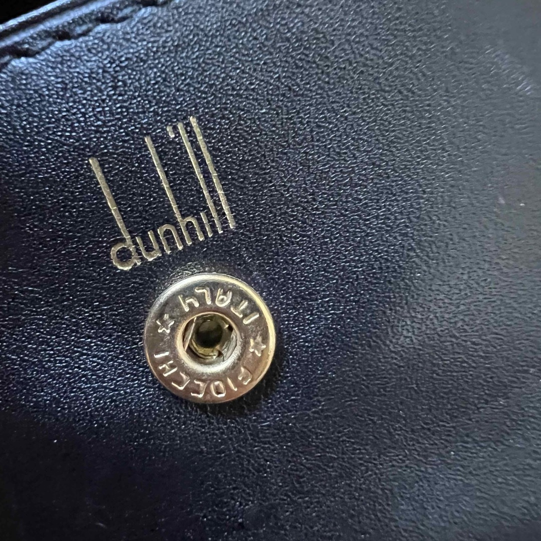 Dunhill(ダンヒル)のダンヒル　本革レザー小銭入れ　黒　ゴールド金具 メンズのファッション小物(コインケース/小銭入れ)の商品写真