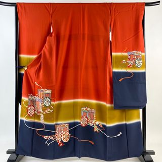 振袖 身丈163cm 裄丈65.5cm 正絹 秀品 【中古】(着物)