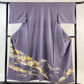 色留袖 身丈155cm 裄丈63.5cm 正絹 秀品 【中古】(着物)