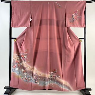 訪問着 身丈159cm 裄丈65cm 正絹 美品 秀品 【中古】(着物)